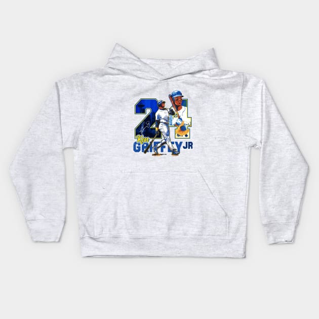 Ken Griffey Jr. Tee T-shirt Kids Hoodie by goderslim